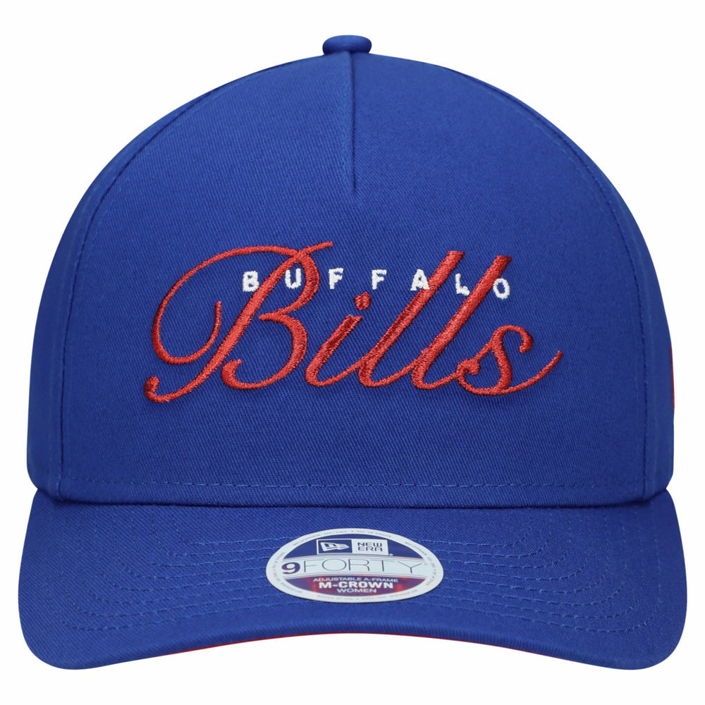 Buffalo Bills Women's Metallic 9FORTY M-Crown A-Frame Adjustable Hat | NFL Sale