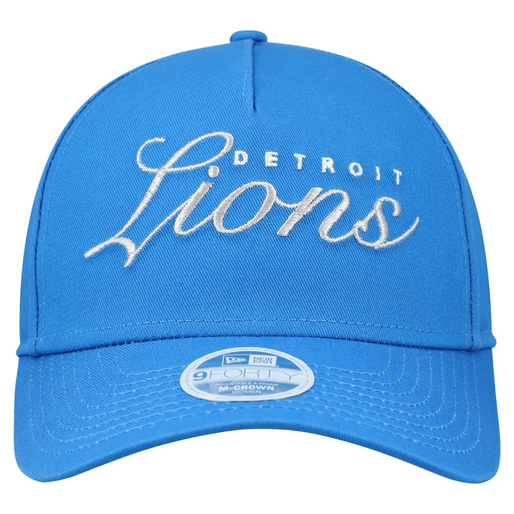Detroit Lions Women's Metallic 9FORTY M-Crown A-Frame Adjustable Hat | NFL Sale