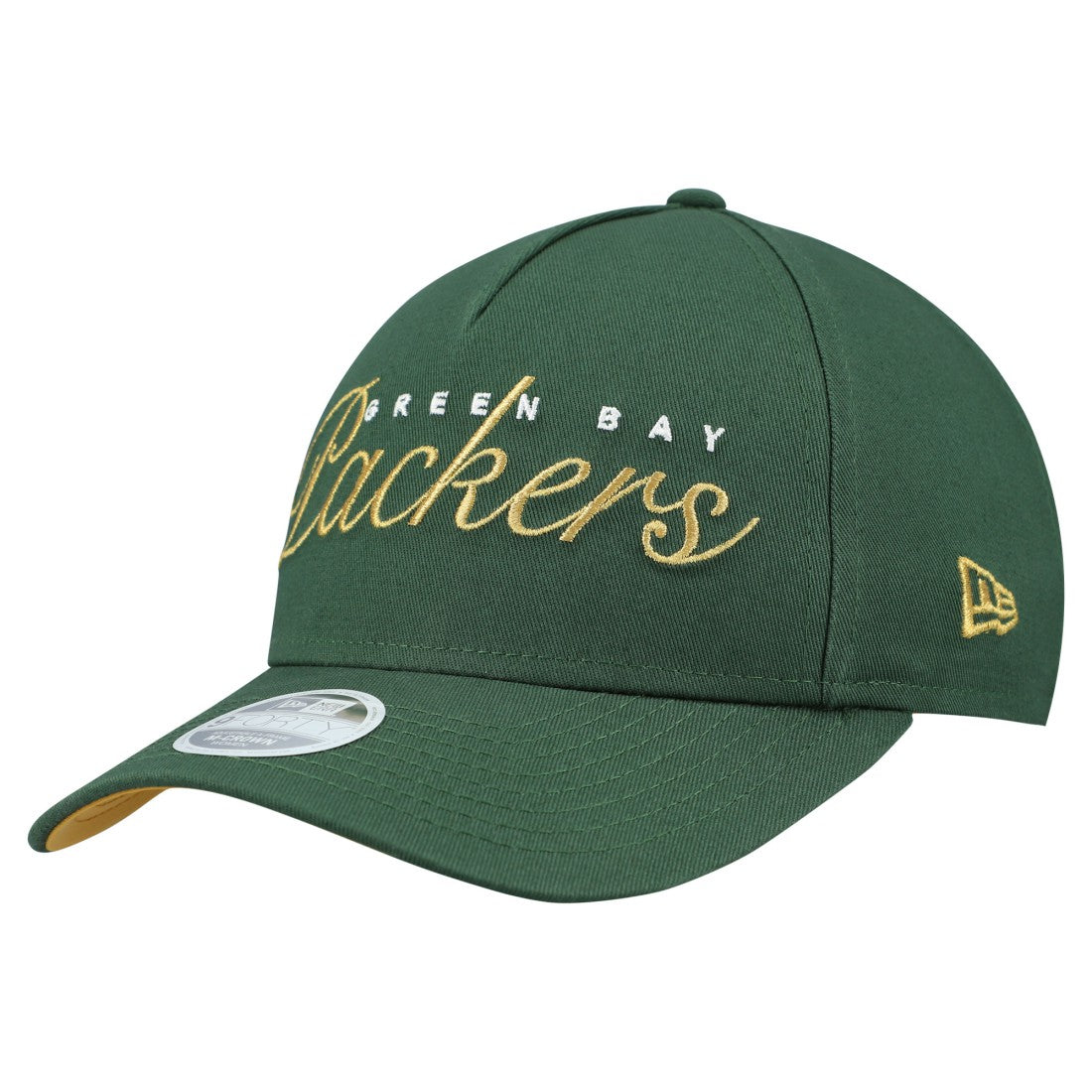 Green Bay Packers Women's Metallic 9FORTY M-Crown A-Frame Adjustable Hat | NFL US