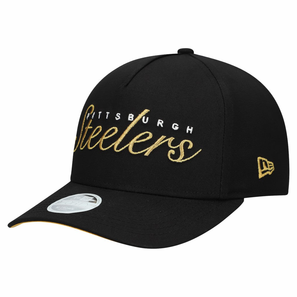 Pittsburgh Steelers Women's Metallic 9FORTY M-Crown A-Frame Adjustable Hat | NFL Online