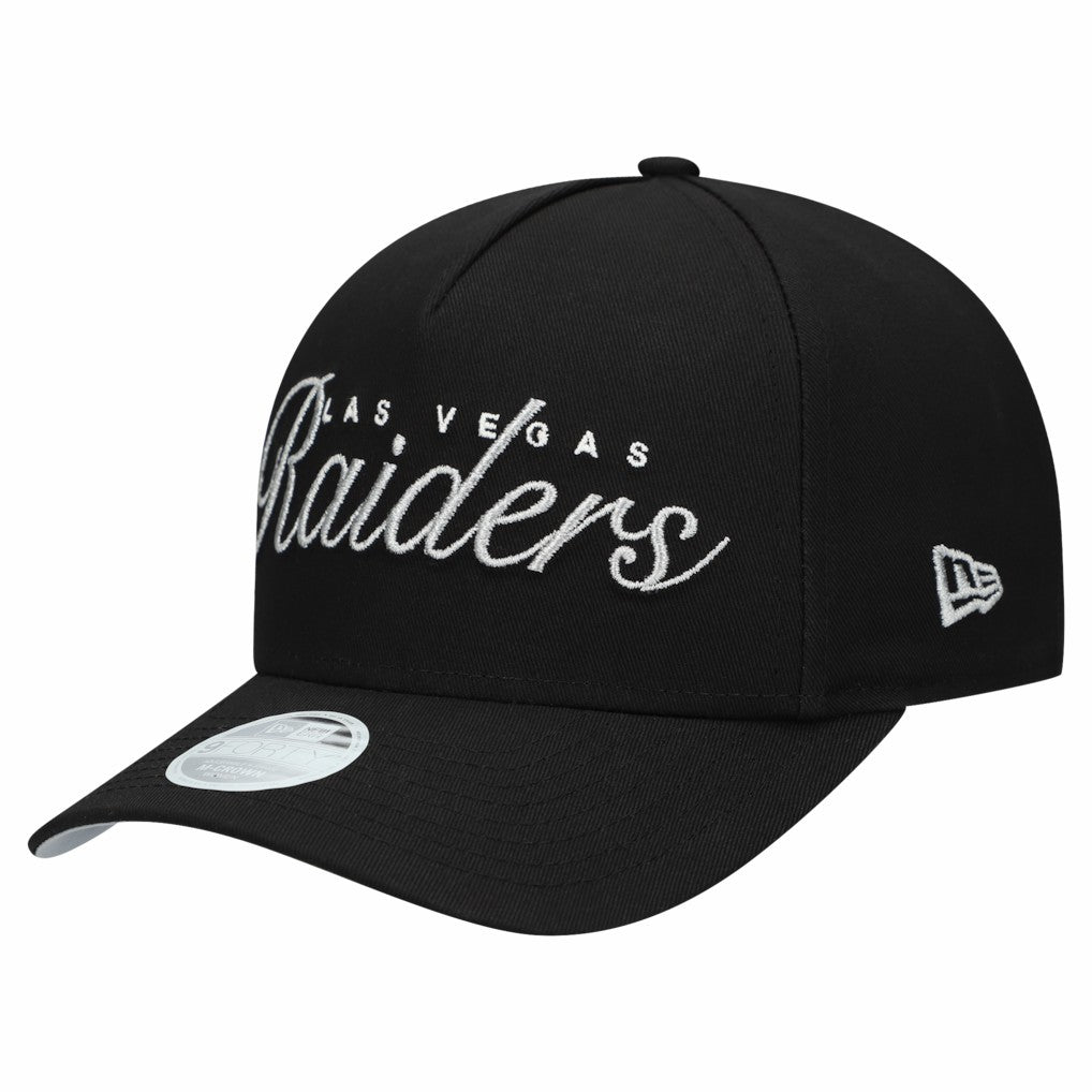Las Vegas Raiders Women's Metallic 9FORTY M-Crown A-Frame Adjustable Hat | NFL Online