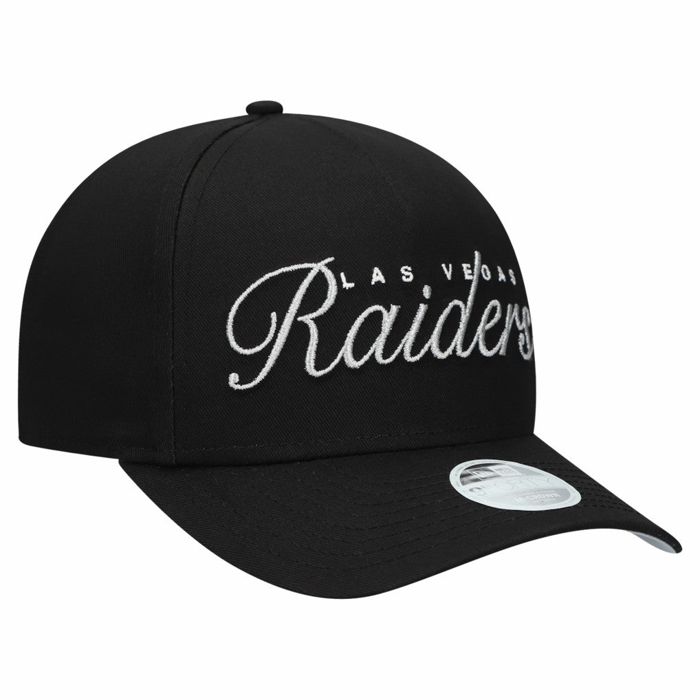 Las Vegas Raiders Women's Metallic 9FORTY M-Crown A-Frame Adjustable Hat | NFL Online