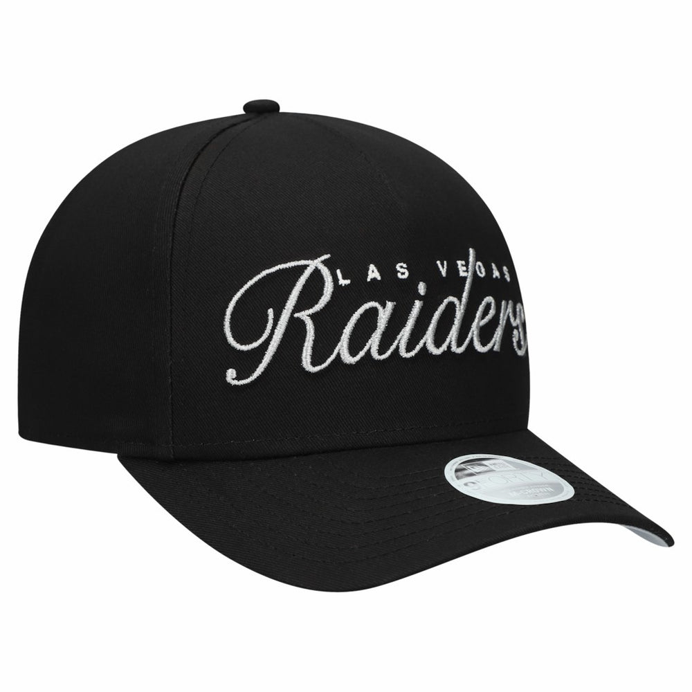 Las Vegas Raiders Women's Metallic 9FORTY M-Crown A-Frame Adjustable Hat | NFL Online