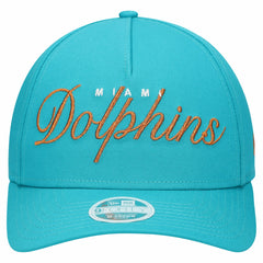 Miami Dolphins Women's Metallic 9FORTY M-Crown A-Frame Adjustable Hat | NFL US