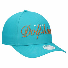 Miami Dolphins Women's Metallic 9FORTY M-Crown A-Frame Adjustable Hat | NFL US