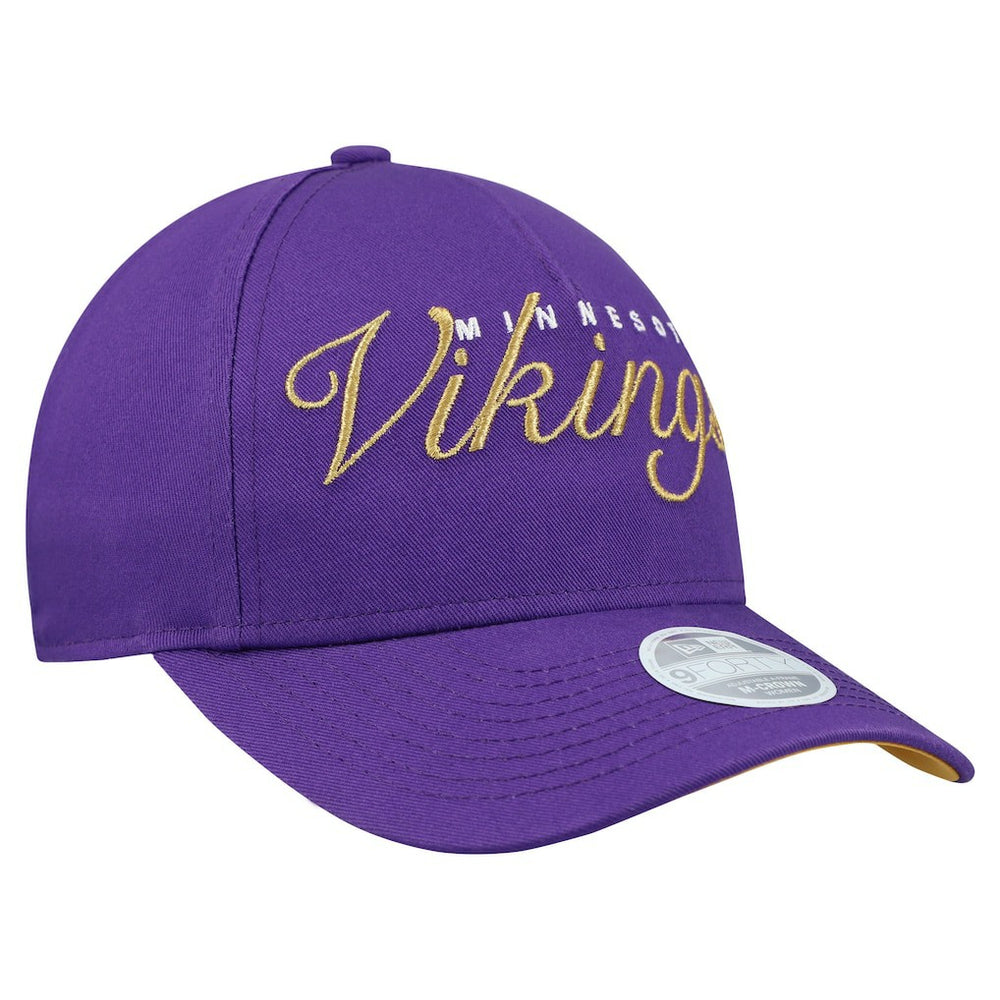 Minnesota Vikings Women's Metallic 9FORTY M-Crown A-Frame Adjustable Hat | NFL On sale