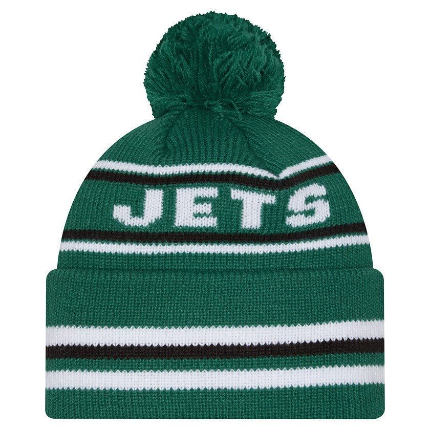 New York Jets Classic Cuffed Knit Hat with Pom | NFL Discount
