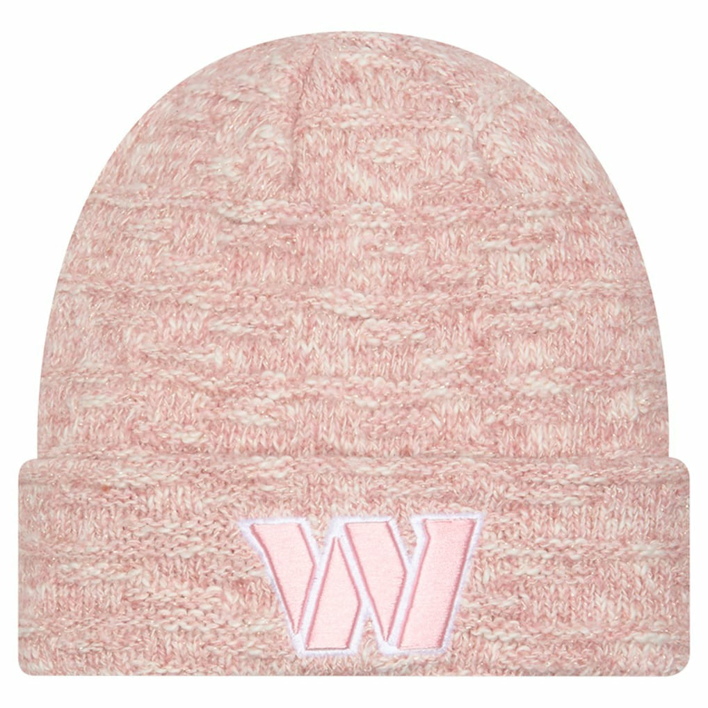 Washington Commanders Women's Metallic Cuffed Knit Hat | NFL Online