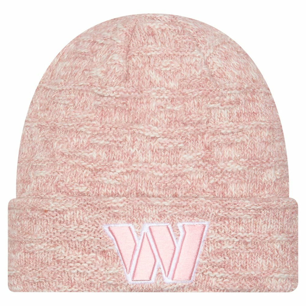 Washington Commanders Women's Metallic Cuffed Knit Hat | NFL Online