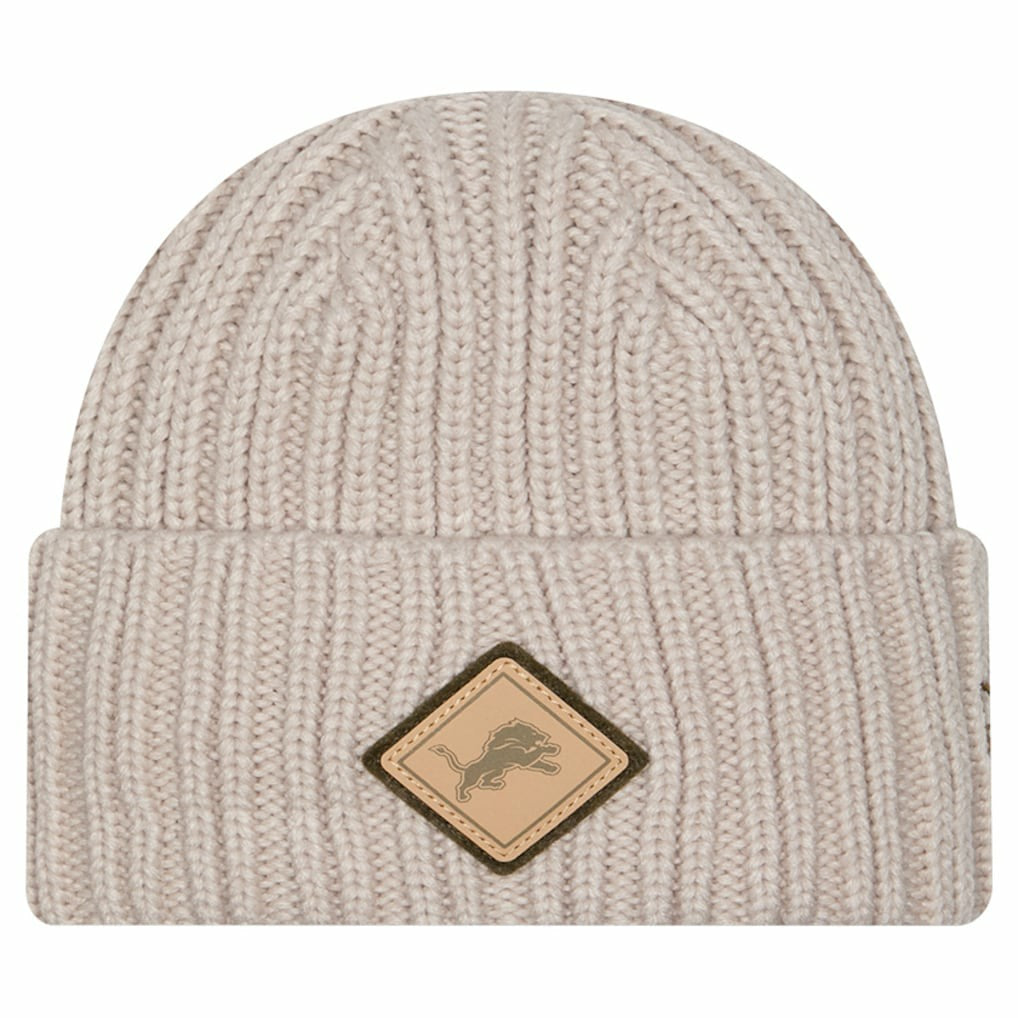 Detroit Lions Logo Applique Cuffed Knit Hat | NFL Online