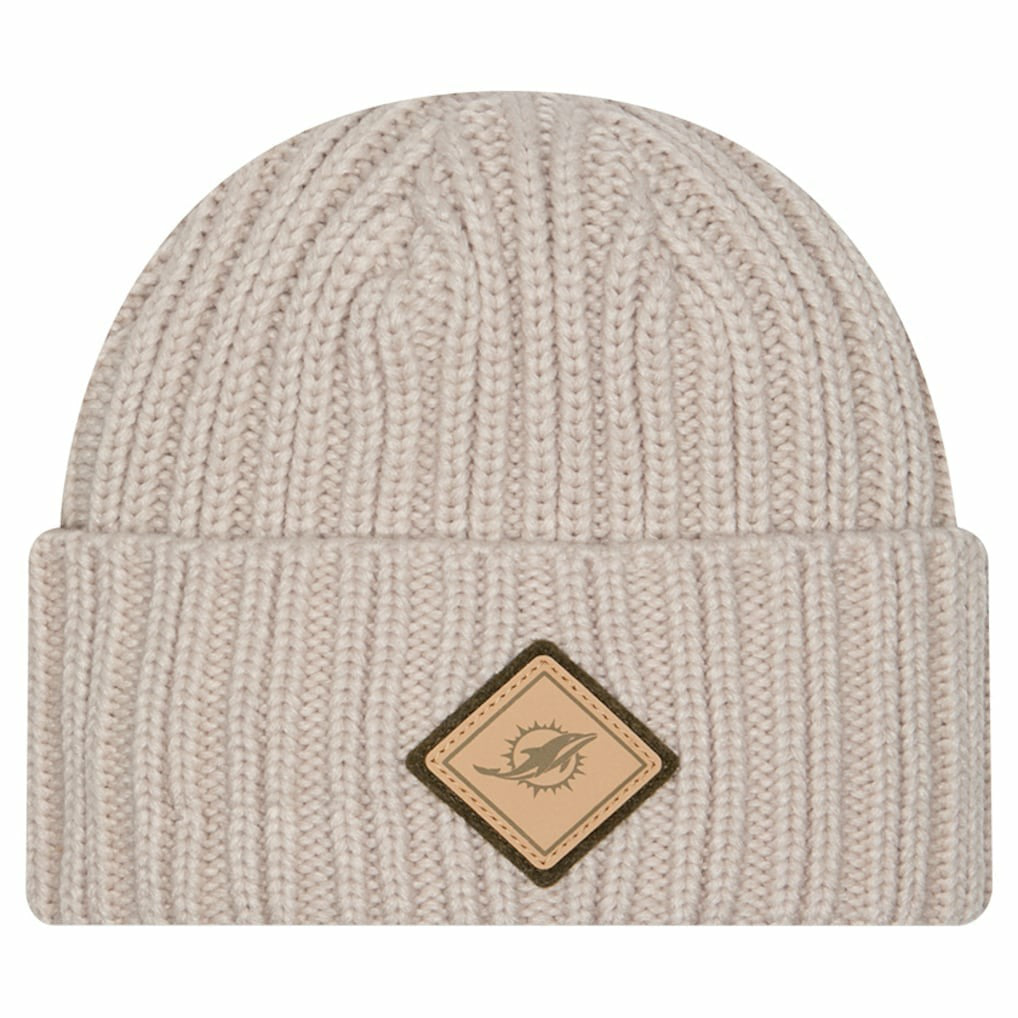 Miami Dolphins Logo Applique Cuffed Knit Hat | NFL Online