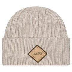 New York Jets Logo Applique Cuffed Knit Hat | NFL New