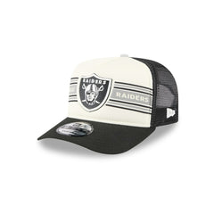 Las Vegas Raiders Banner A-Frame 9FIFTY Trucker Snapback Hat | NFL On sale