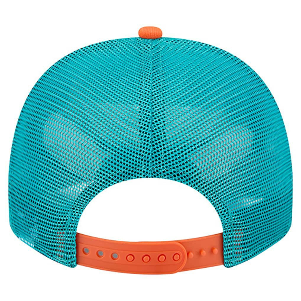Miami Dolphins Banner A-Frame 9FIFTY Trucker Snapback Hat | NFL Online