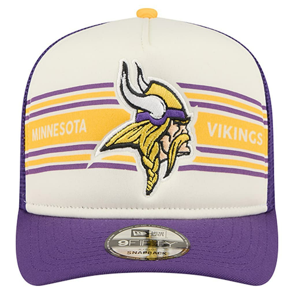 Minnesota Vikings Banner A-Frame 9FIFTY Trucker Snapback Hat | NFL US