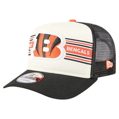 Cincinnati Bengals Banner A-Frame 9FIFTY Trucker Snapback Hat | NFL Sale