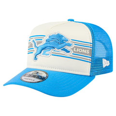 Detroit Lions Banner A-Frame 9FIFTY Trucker Snapback Hat | NFL Near me