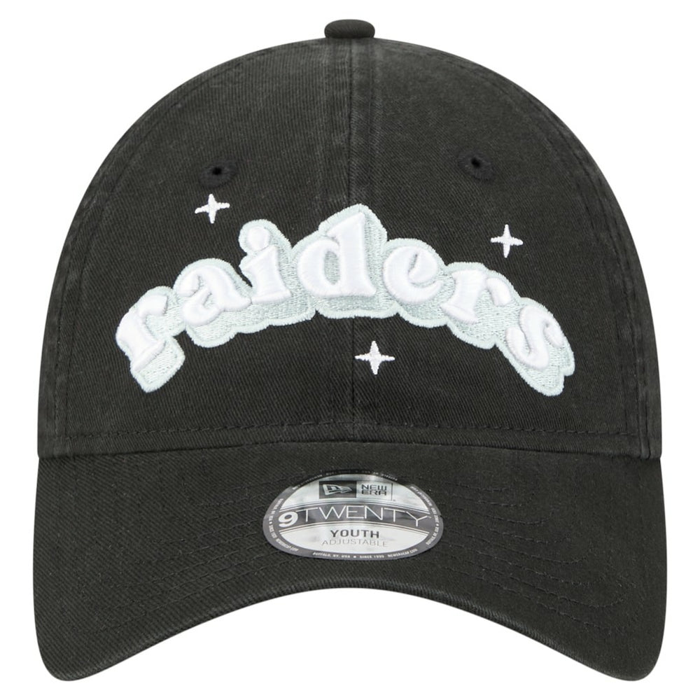 Las Vegas Raiders Girls Youth Cheer 9TWENTY Adjustable Hat | NFL Near me