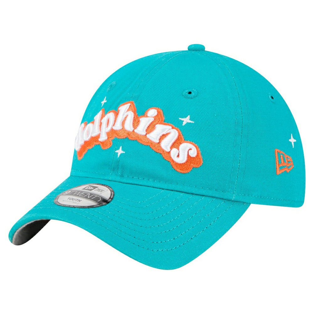 Miami Dolphins Girls Youth Cheer 9TWENTY Adjustable Hat | NFL On sale