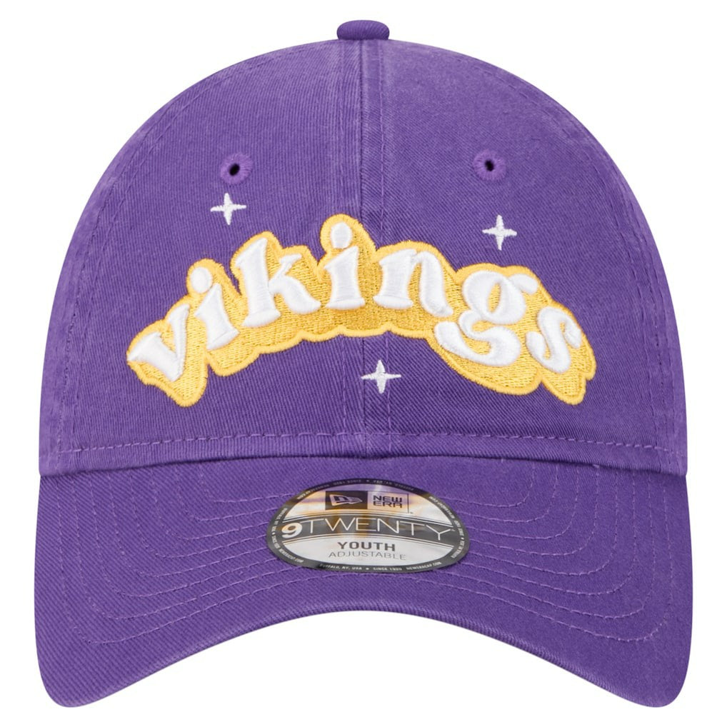Minnesota Vikings Girls Youth Cheer 9TWENTY Adjustable Hat | NFL Near me