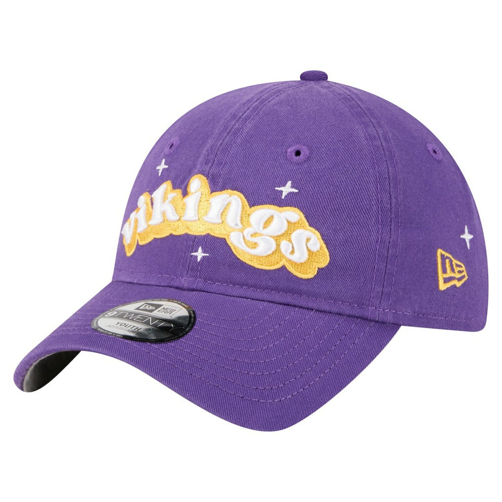 Minnesota Vikings Girls Youth Cheer 9TWENTY Adjustable Hat | NFL Near me