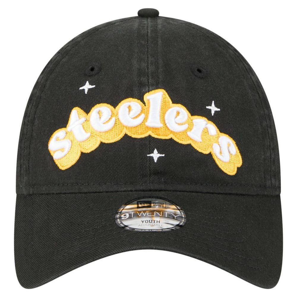 Pittsburgh Steelers Girls Youth Cheer 9TWENTY Adjustable Hat | NFL Sale