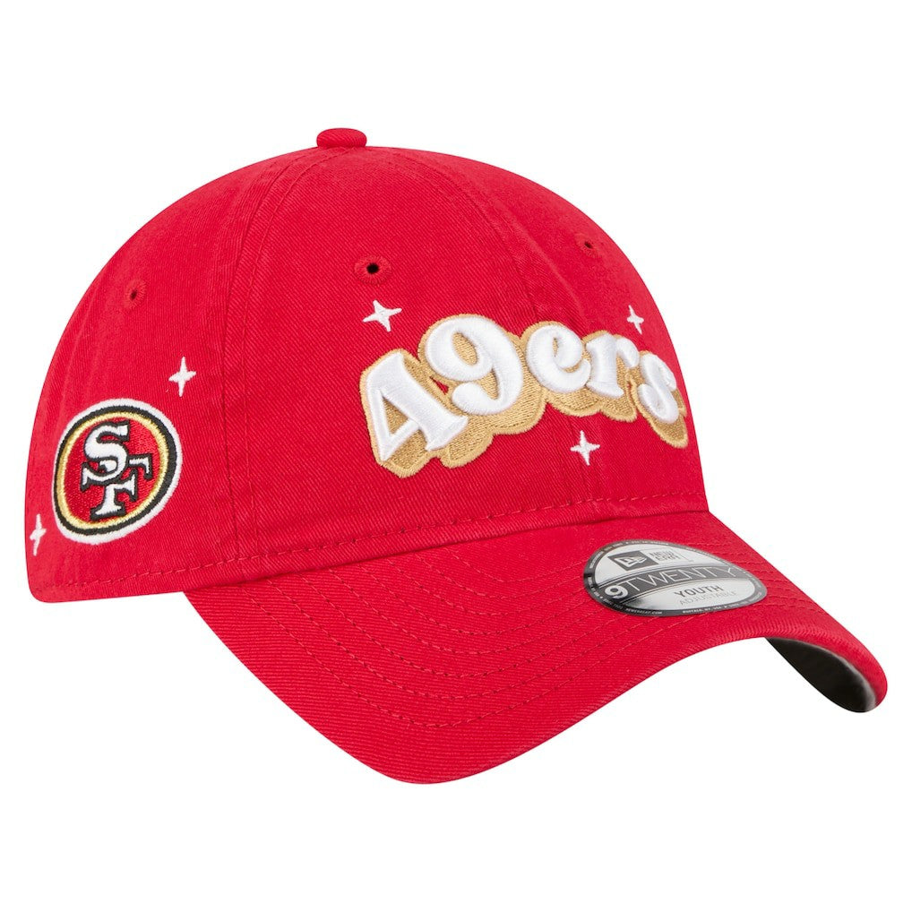 San Francisco 49ers Girls Youth Cheer 9TWENTY Adjustable Hat | NFL Near me