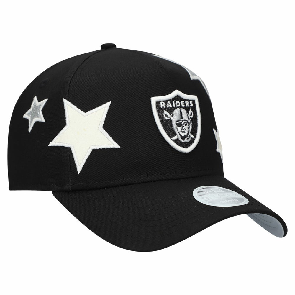 Las Vegas Raiders Women's Stardom A-Frame 9FORTY Adjustable Hat | NFL US