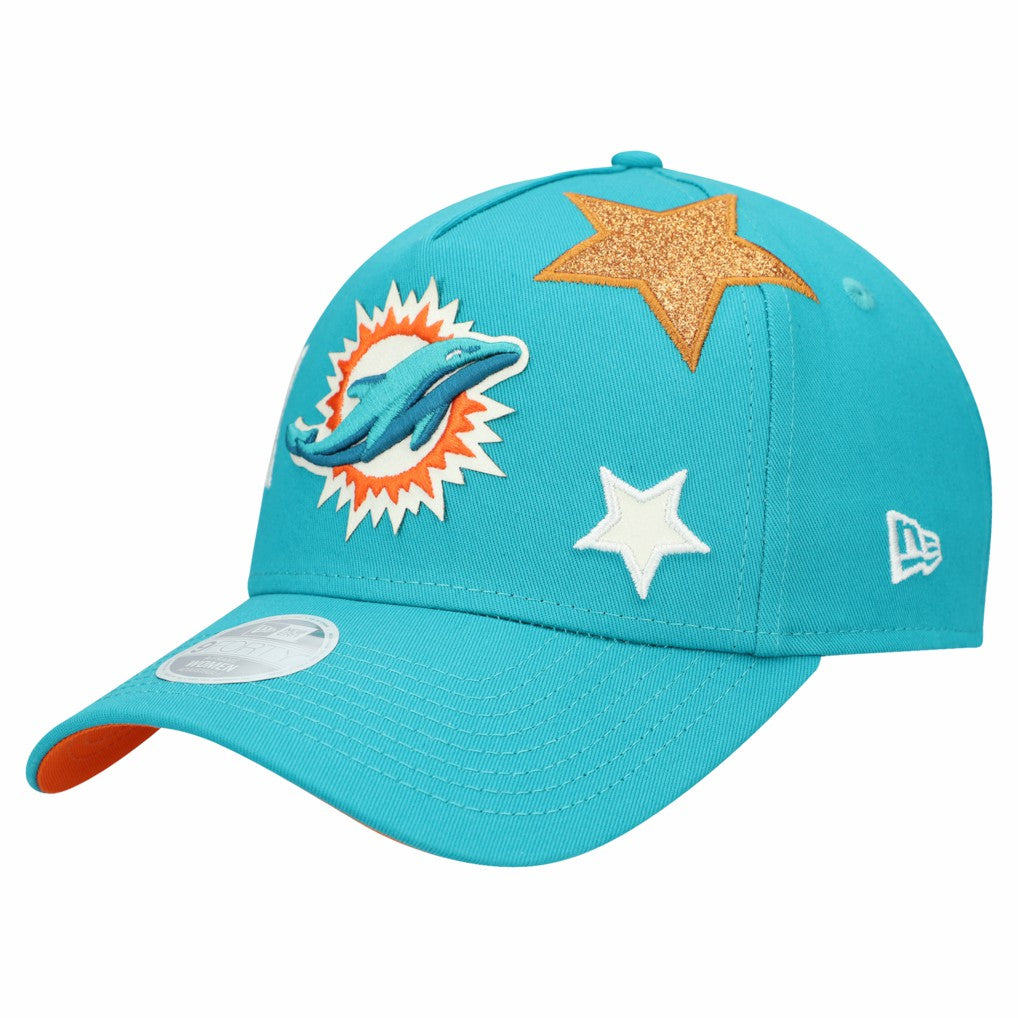 Miami Dolphins Women's Stardom A-Frame 9FORTY Adjustable Hat | NFL On sale