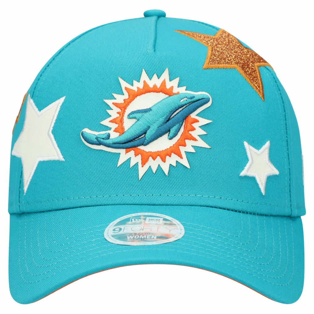 Miami Dolphins Women's Stardom A-Frame 9FORTY Adjustable Hat | NFL On sale