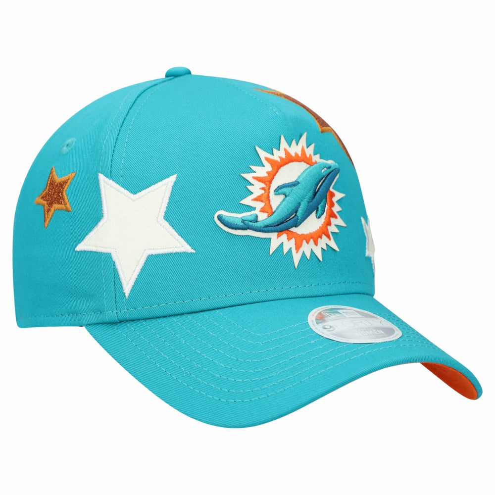 Miami Dolphins Women's Stardom A-Frame 9FORTY Adjustable Hat | NFL On sale