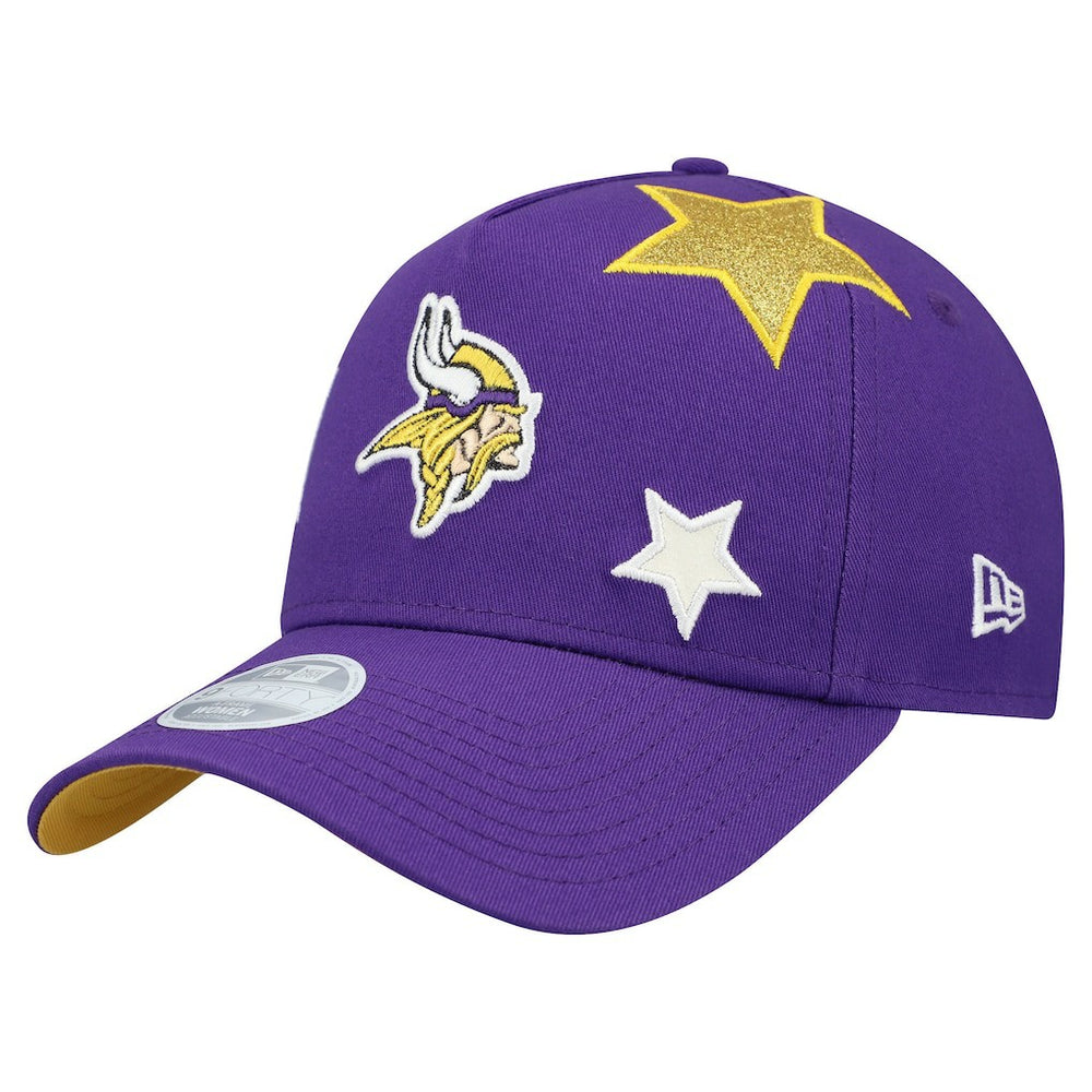Minnesota Vikings Women's Stardom A-Frame 9FORTY Adjustable Hat | NFL Outlet