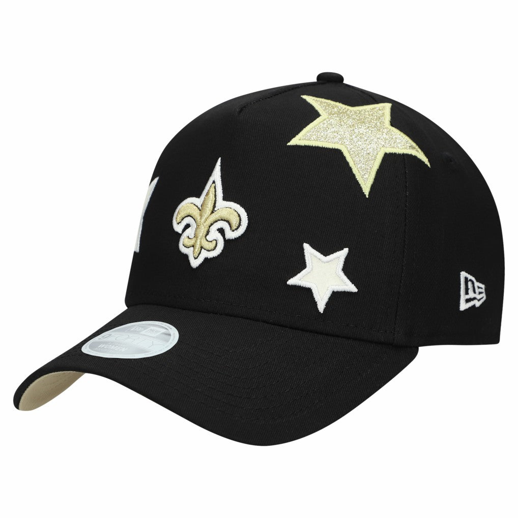 New Orleans Saints Women's Stardom A-Frame 9FORTY Adjustable Hat | NFL Sale
