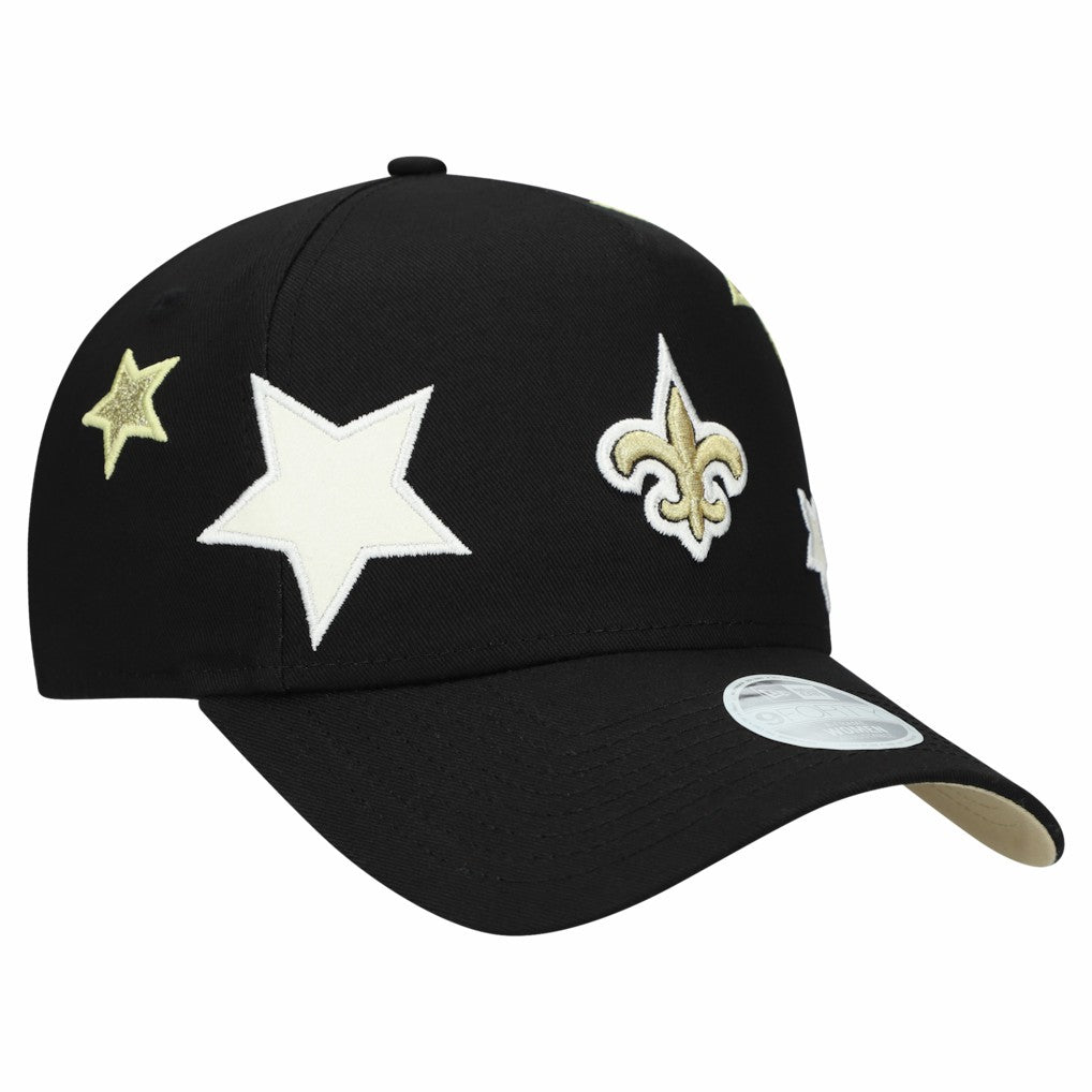 New Orleans Saints Women's Stardom A-Frame 9FORTY Adjustable Hat | NFL Sale