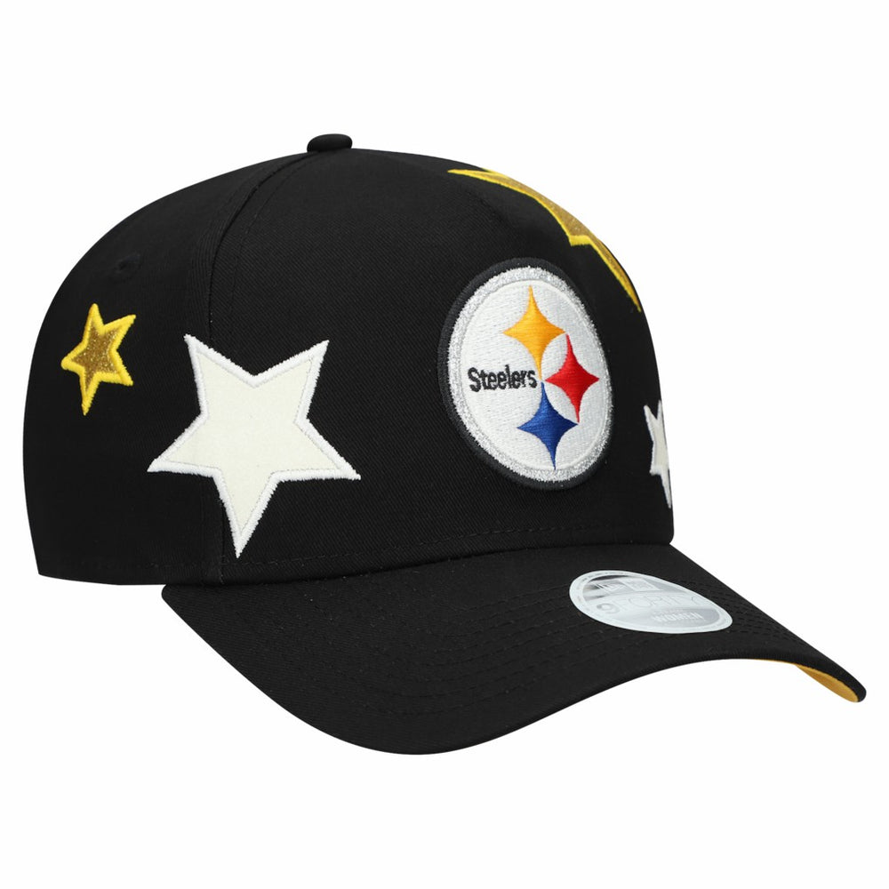 Pittsburgh Steelers Women's Stardom A-Frame 9FORTY Adjustable Hat | NFL Sale