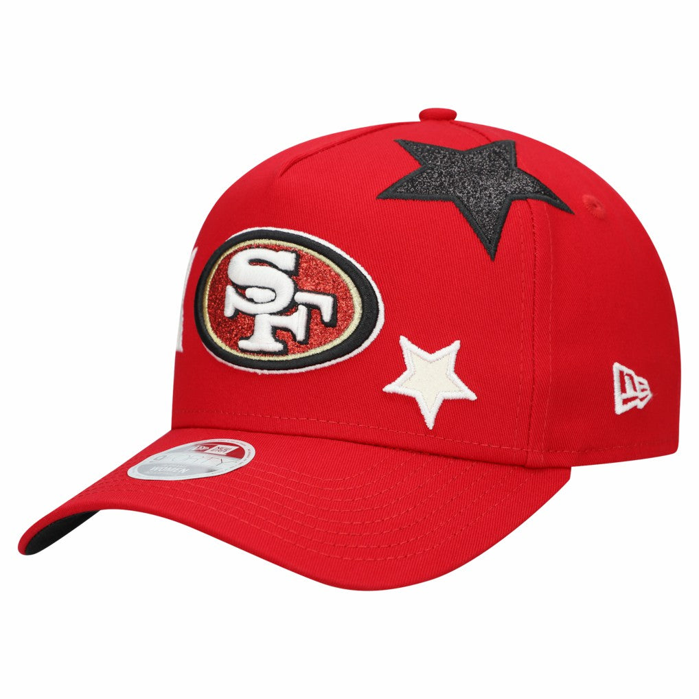 San Francisco 49ers Women's Stardom A-Frame 9FORTY Adjustable Hat | NFL Online
