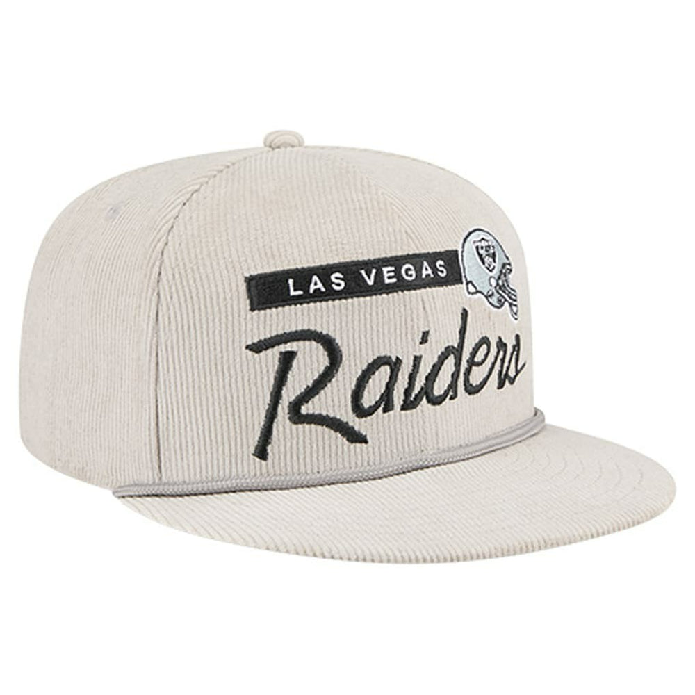 Las Vegas Raiders Cord Rope Corduroy 9FIFTY Snapback Hat | NFL Online