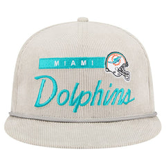 Miami Dolphins Cord Rope Corduroy 9FIFTY Snapback Hat | NFL Discount