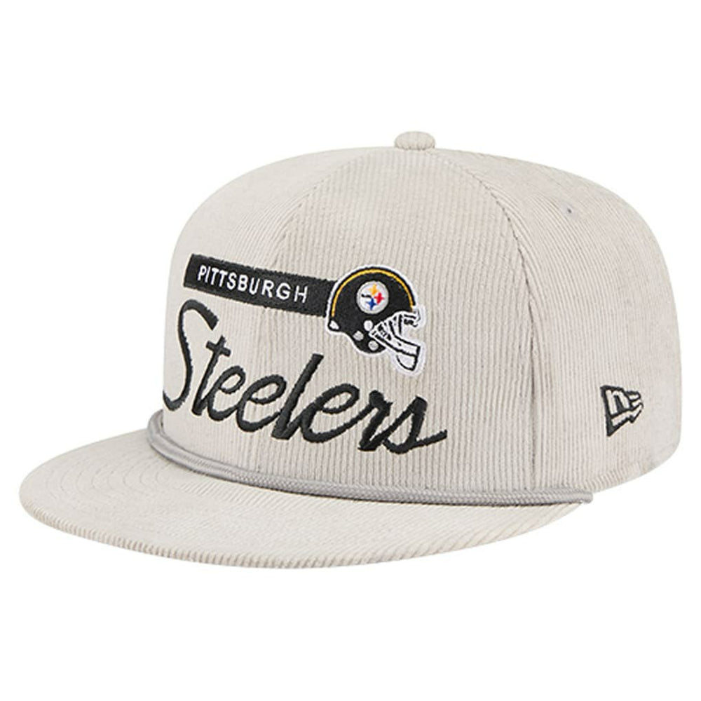 Pittsburgh Steelers Cord Rope Corduroy 9FIFTY Snapback Hat | NFL Discount