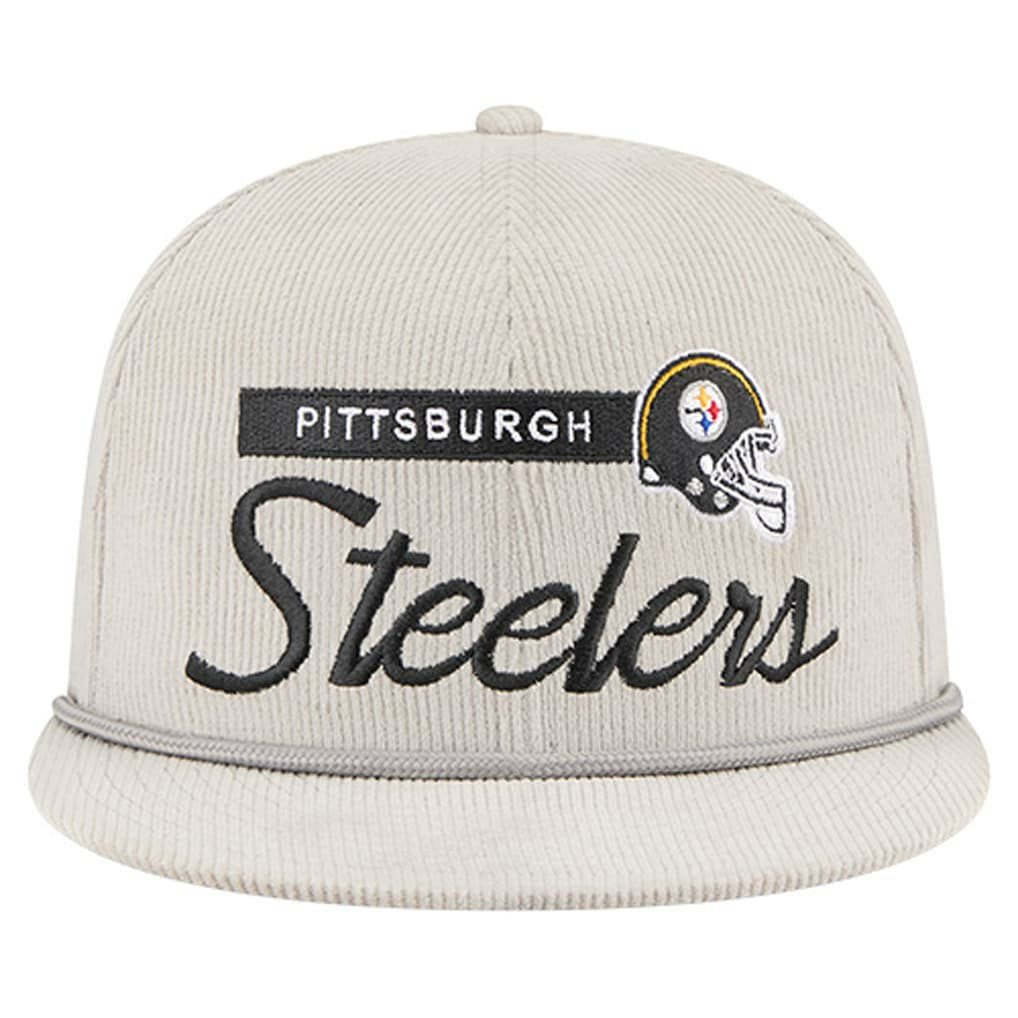 Pittsburgh Steelers Cord Rope Corduroy 9FIFTY Snapback Hat | NFL Discount