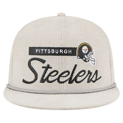 Pittsburgh Steelers Cord Rope Corduroy 9FIFTY Snapback Hat | NFL Discount