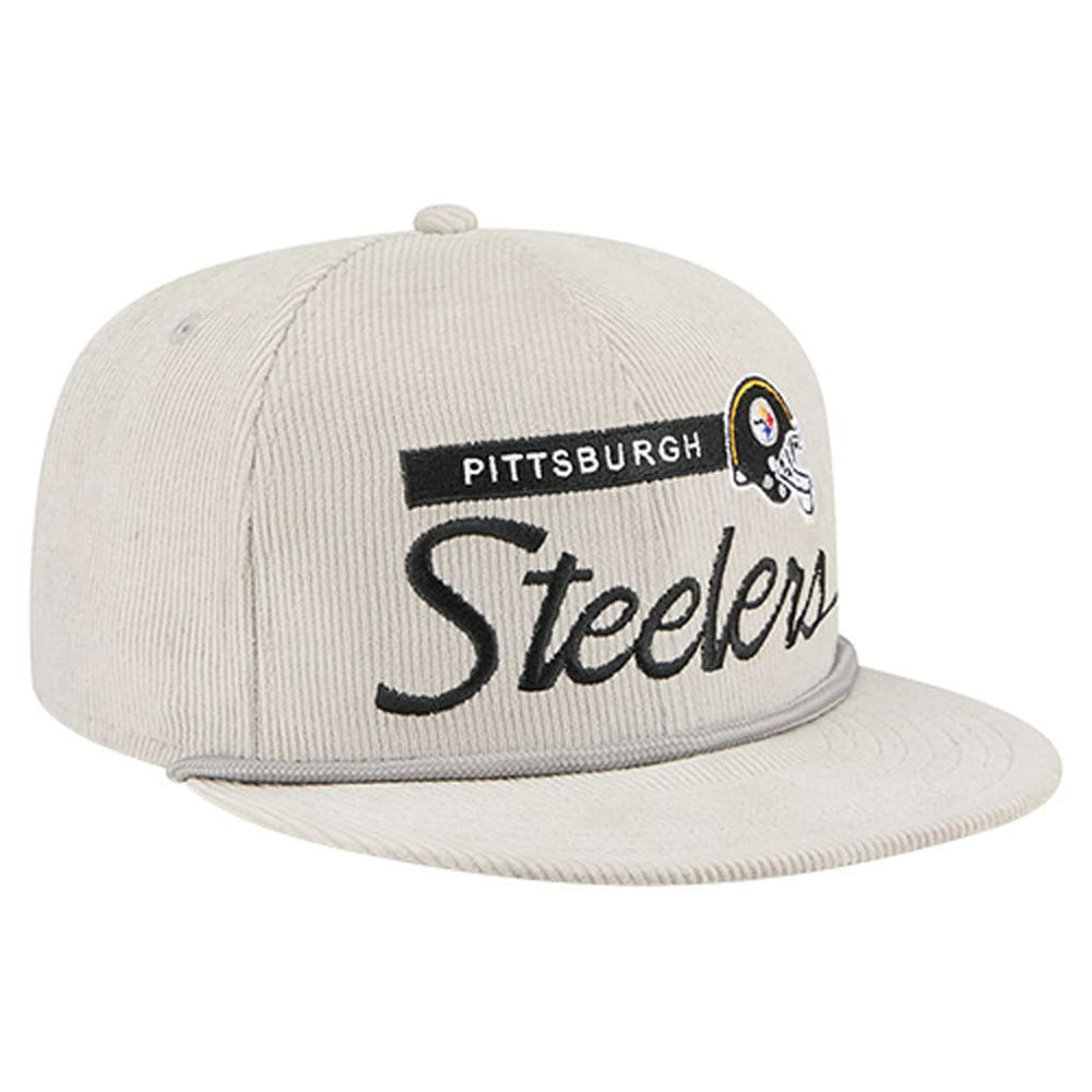 Pittsburgh Steelers Cord Rope Corduroy 9FIFTY Snapback Hat | NFL Discount