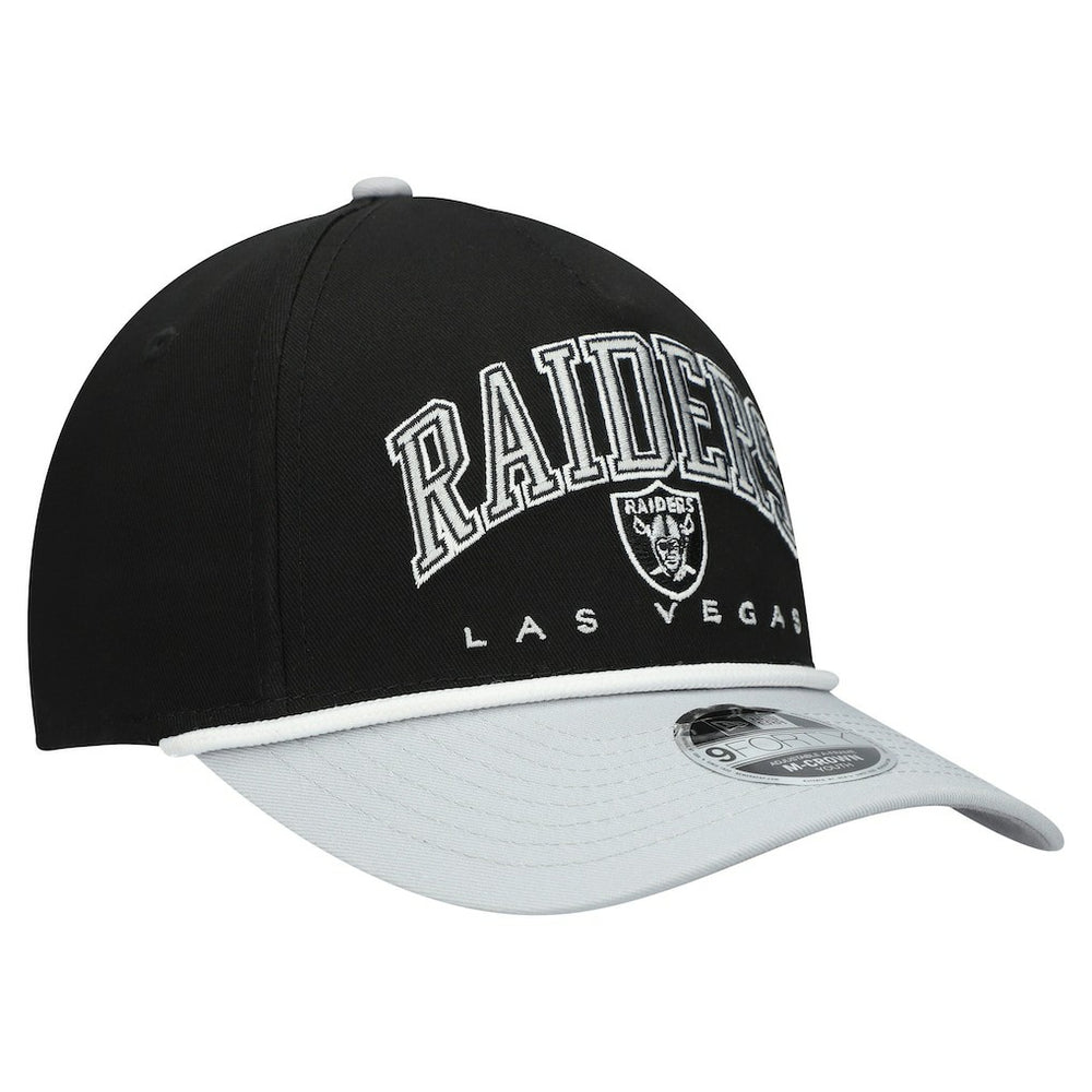 Las Vegas Raiders Youth Arch COOLERA 9FORTY A-Frame Adjustable Hat | NFL Hot