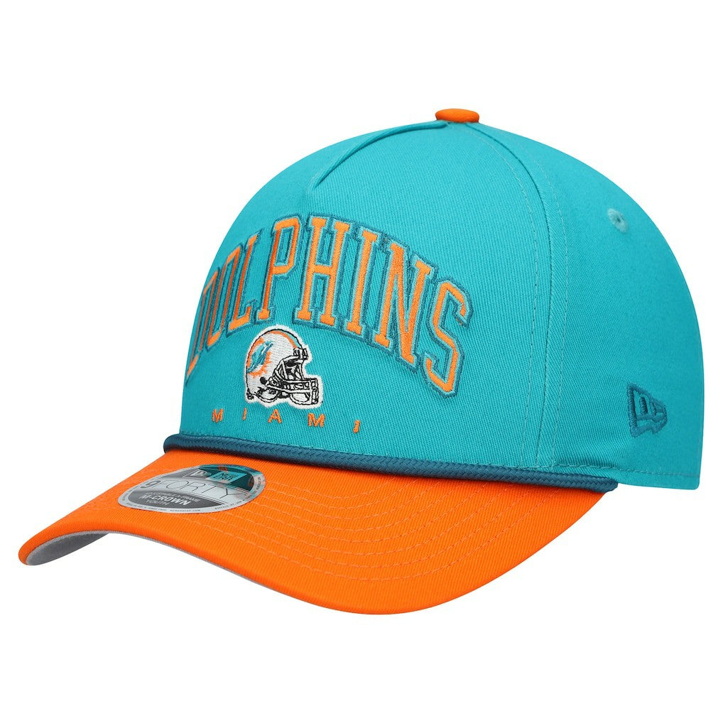 Miami Dolphins Youth Arch COOLERA 9FORTY A-Frame Adjustable Hat | NFL On sale