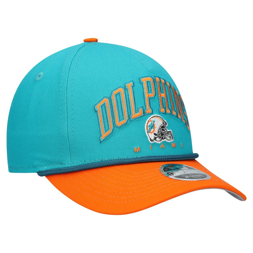 Miami Dolphins Youth Arch COOLERA 9FORTY A-Frame Adjustable Hat | NFL On sale