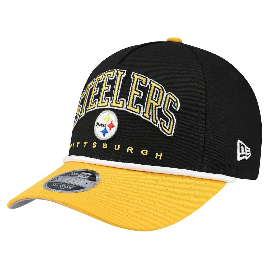 Pittsburgh Steelers Youth Arch COOLERA 9FORTY A-Frame Adjustable Hat | NFL Hot