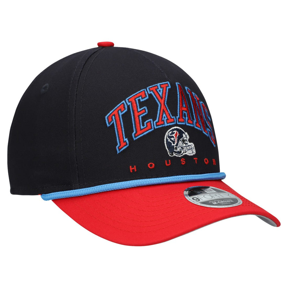 Houston Texans Youth Arch COOLERA 9FORTY A-Frame Adjustable Hat | NFL Discount