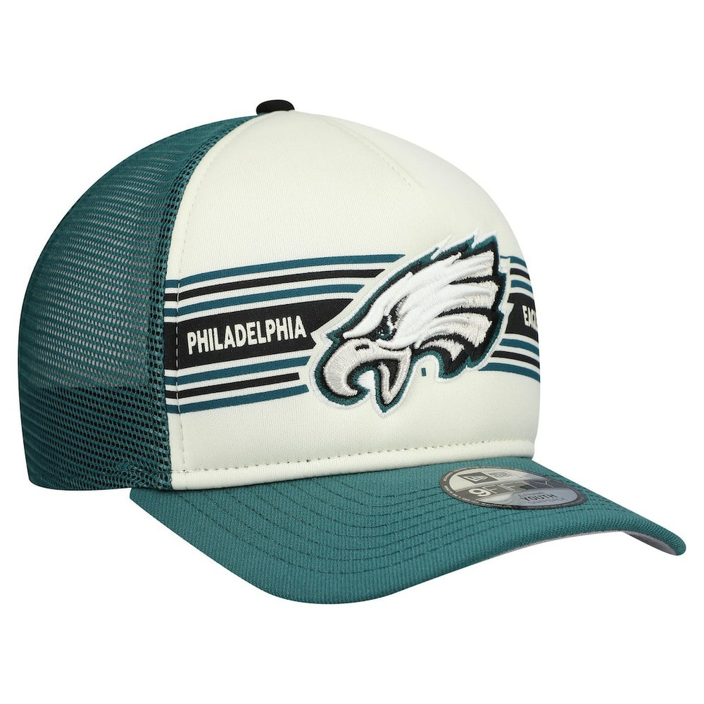 Philadelphia Eagles Youth Banner 9FIFTY A-Frame Adjustable Trucker Hat | NFL Near me