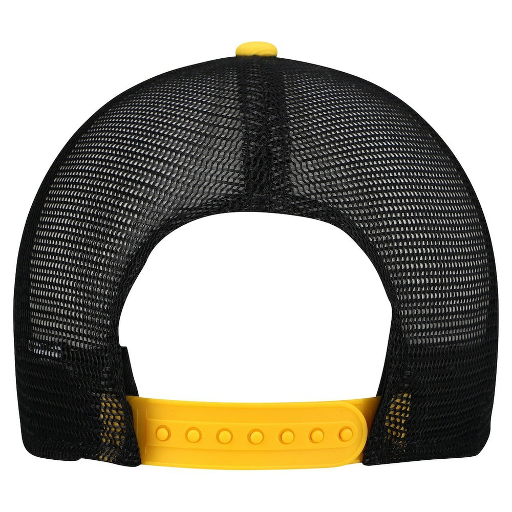 Pittsburgh Steelers Youth Banner 9FIFTY A-Frame Adjustable Trucker Hat | NFL Sale