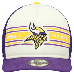 Minnesota Vikings Youth Banner 9FIFTY A-Frame Adjustable Trucker Hat | NFL Discount